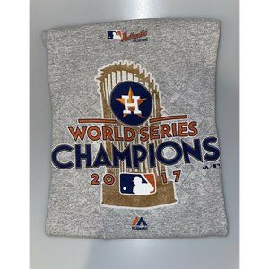 Houston Astros MLB 2017 World Series Short Sleeve T-Shirt Men's Size L Grey